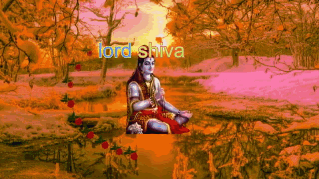 Lord Shiva Nature GIF - Lord Shiva Nature Flower GIFs