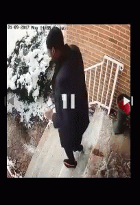 Snow Stairs GIF