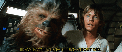 I Have A Very Bad Feeling About This Star Wars GIF - I Have A Very Bad Feeling About This Star Wars Luke Skywalker GIFs