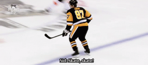 Pittsburgh Penguins Sidney Crosby GIF - Pittsburgh Penguins Sidney Crosby Skate Skate GIFs