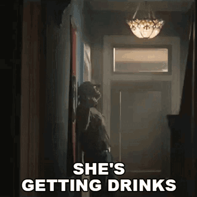 Shes Getting Drinks Jon Langston GIF - Shes Getting Drinks Jon Langston Drinks Song GIFs