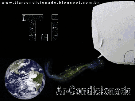 a picture of the earth with the words ar-condicionado