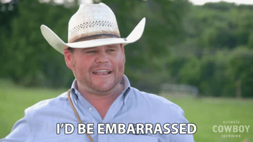 Id Be Embarrassed Ethan Treadwell GIF - Id Be Embarrassed Ethan Treadwell Ultimate Cowboy Showdown GIFs