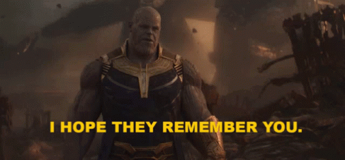 What Okay Thanos GIF - What Okay Thanos I Hope They Remember You GIFs