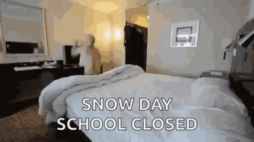 School No GIF - School No Snow Day GIFs