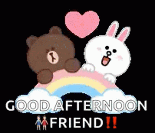 Cony And Brown Line GIF - Cony And Brown Line Rainbow GIFs