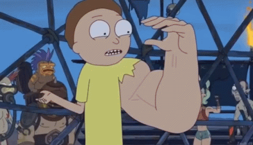 Rick And Morty Big Arm GIF - Rick And Morty Big Arm Strong Arm GIFs