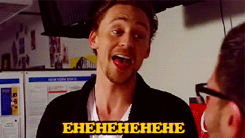 Lol GIF - Laughing Tom Hiddleston Hehehe GIFs