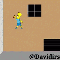 Bart Simpson Te Quiero GIF - Bart Simpson Te Quiero GIFs