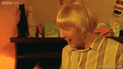 a man in a wig is on bbc two