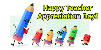 Happy Teacher Appreciation Day GIF - Teacher Appreciation Pencils Teacher GIFs