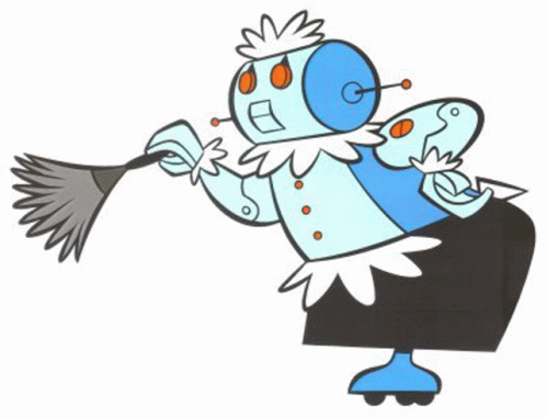 Rosie Jetsons Rosie Jetsons Cleaning GIF