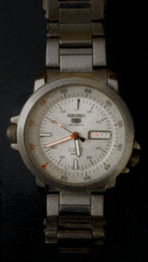 a seiko sports watch shows the date as the 17th of the month