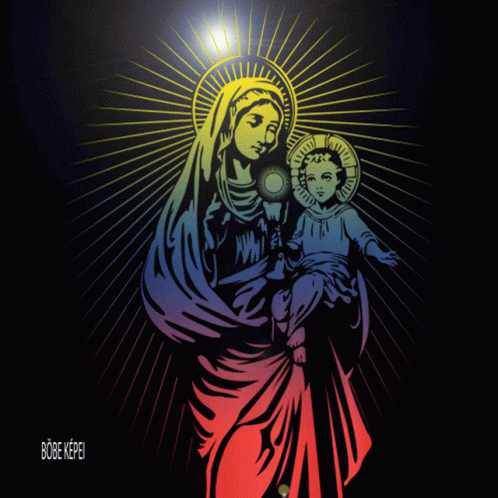 Máriaáldás Mother Mary GIF - Máriaáldás Mother Mary Baby Jesus GIFs