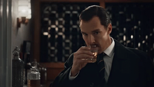 Drinking Greville Wynne GIF - Drinking Greville Wynne Benedict Cumberbatch GIFs