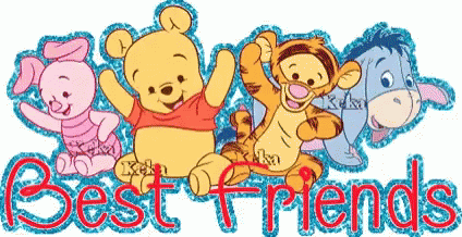 Best Friends Winnie The Pooh GIF - Best Friends Winnie The Pooh Best Friend GIFs