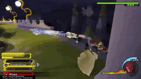 a screenshot of a video game called kingdom hearts ii .