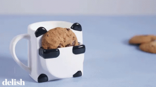 Panda Mugs GIF - Panda Mugs Cookies GIFs