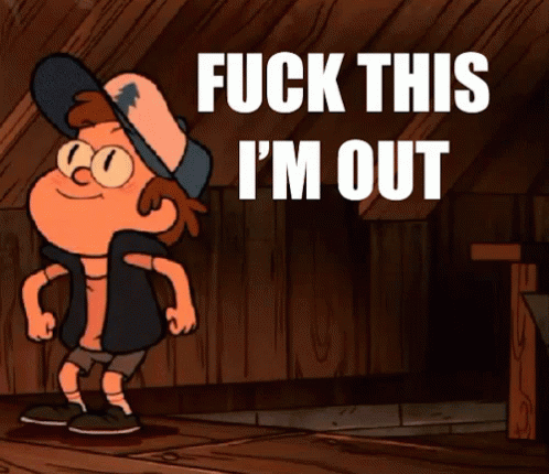 Gravity Falls Dipper Pines GIF - Gravity Falls Dipper Pines Fuck This Im Out GIFs