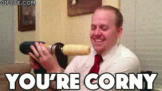 You'Re Corny GIF - Corny Drill Eat GIFs