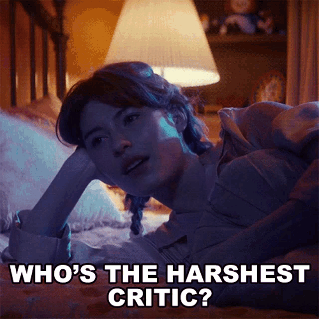 Whos The Harshest Critic Allison Ponthier GIF - Whos The Harshest Critic Allison Ponthier Harshest Critic Song GIFs