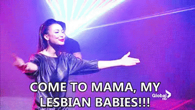 Come To Mama, My Lesbian Babies! - Glee GIF - Lesbian GIFs