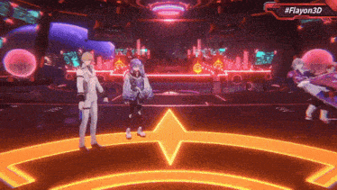 a video game scene with the name flayon3d on the bottom left