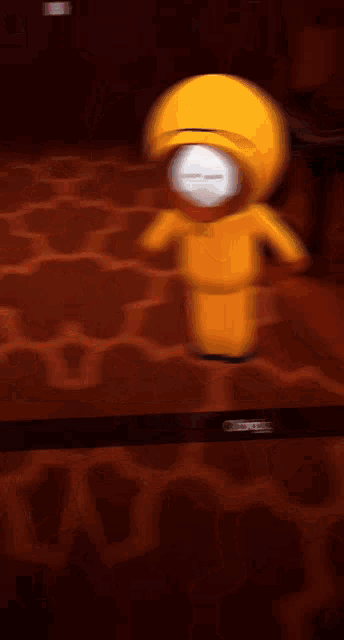 a yellow cartoon character is surrounded by red lightning bolts