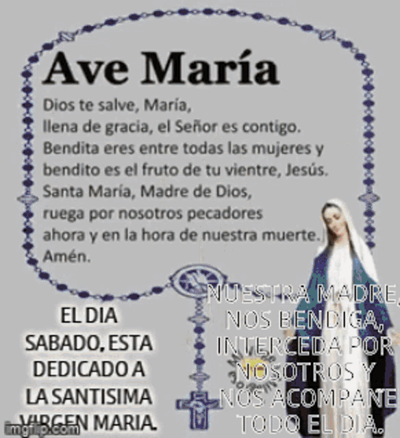 Ave Maria Sabado Mariano GIF - Ave Maria Sabado Mariano Dia Sabado GIFs