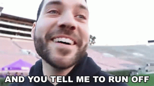 And You Tell Me To Run Off Get Away GIF - And You Tell Me To Run Off You Tell Me To Run Run Off GIFs