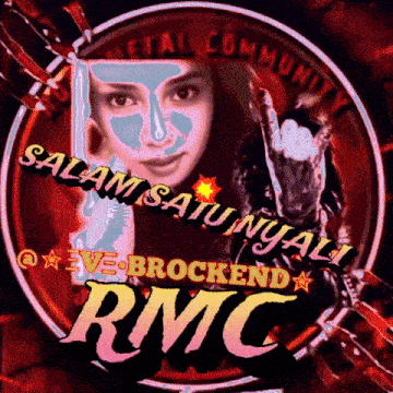 a rmc logo with a picture of a woman