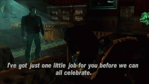 Gtagif Gta One Liners GIF - Gtagif Gta One Liners Ive Got Just One Little Job For You Before We Can All Celebrate GIFs