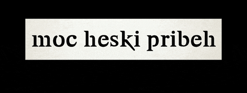 a sign that says eski pribeh with a pink circle around it