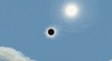 the sun is shining brightly through the clouds in the sky