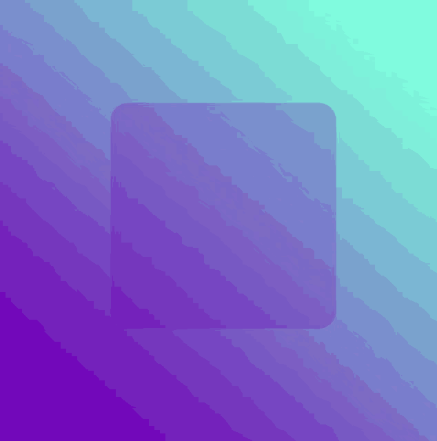 a purple square on a blue and purple gradient background