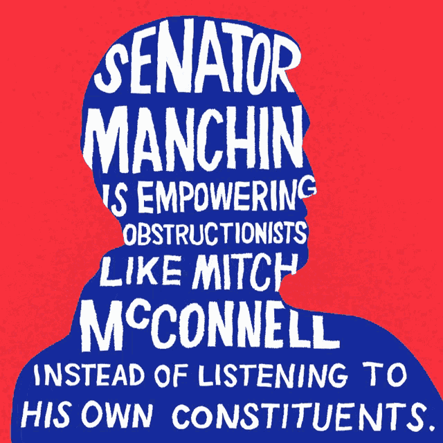 Senator Manchin Is Empowering Obstructionists Like Mitch Joe Manchin GIF - Senator Manchin Is Empowering Obstructionists Like Mitch Joe Manchin Manchin GIFs