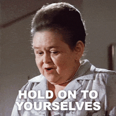 Hold On To Yourselves Tangina GIF - Hold On To Yourselves Tangina Zelda Rubinstein GIFs