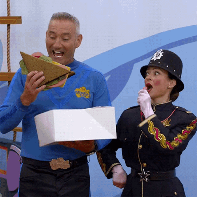 You Cant Eat That Anthony Wiggle GIF - You Cant Eat That Anthony Wiggle Officer Beaples GIFs
