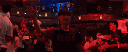 High Five Entrance GIF - High Five Entrance Im Here GIFs