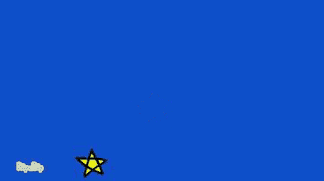 a blue background with stars and the words good night