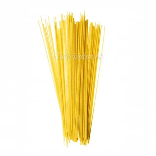 a bunch of spaghetti noodles on a white background with the words calorizator.nl below them