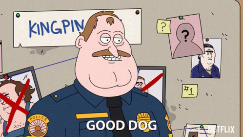Good Dog Good Boy GIF - Good Dog Good Boy Police GIFs