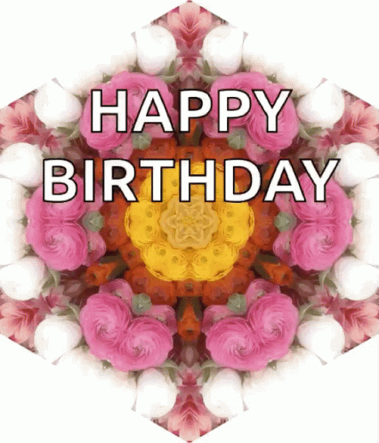 Happy Birthday Celebrate GIF - Happy Birthday Celebrate Flowers GIFs