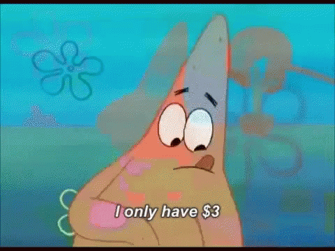 Spongebob Squarepants 3dollars GIF