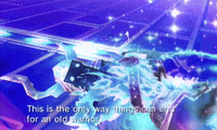 a video game scene with a quote that says this is the only way things can end for an old warrior