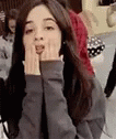 Camila Cabello Flying Kiss GIF - Camila Cabello Flying Kiss Mwah GIFs