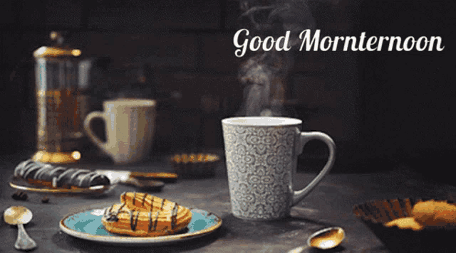 Good Morning Good Afternoon GIF - Good Morning Good Afternoon Coffee GIFs