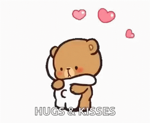 Hugs And Kisses Hearts GIF - Hugs And Kisses Hearts Milk And Mocha Bear GIFs