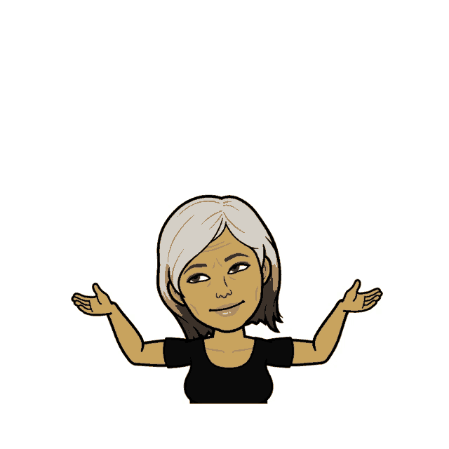 a cartoon of a woman spreading her arms out