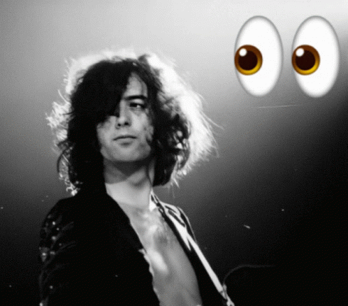 Side Eye Led Zeppelin GIF - Side Eye Led Zeppelin Jimmy Page GIFs